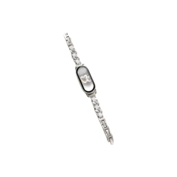 FZRT Watch Bands Chanel-Inspired Chain Leather Metal Strap Unisex