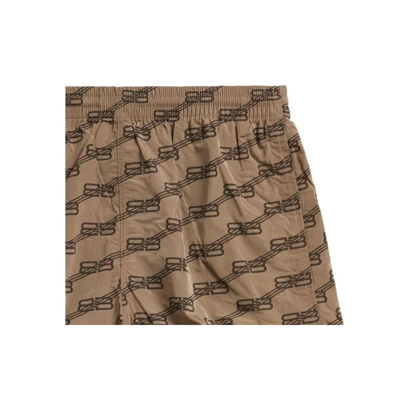 Balenciaga SS23 Casual Shorts Regular Fit Men's Brown-8