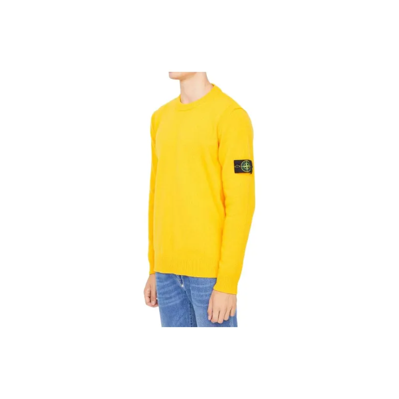 STONE ISLAND Logo Patch Crewneck Jumper-3