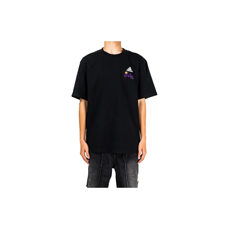 Adidas T Shirts Unisex Black-3