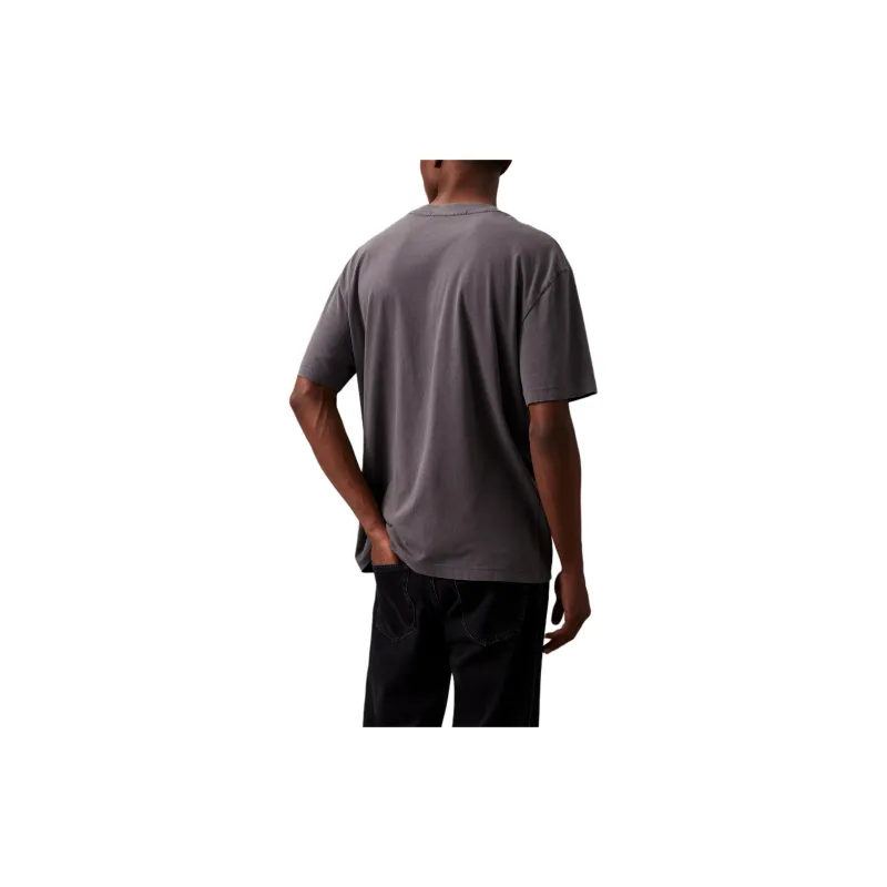 CALVIN KLEIN T Shirt Europe Version Men's Washed Black-1