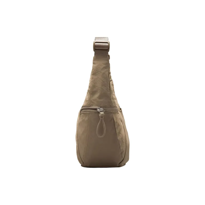 Lululemon Recycled Nylon Shoulder Bag Crossbody Bag Unisex Light Brown-1