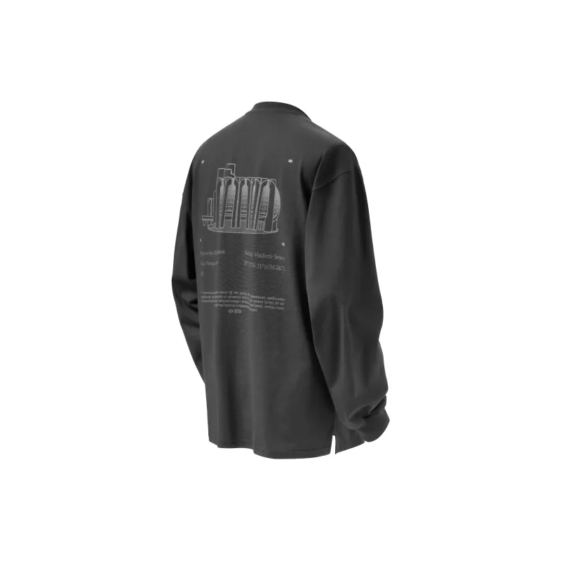BUTTBILL Long Sleeved T Shirts Unisex-1