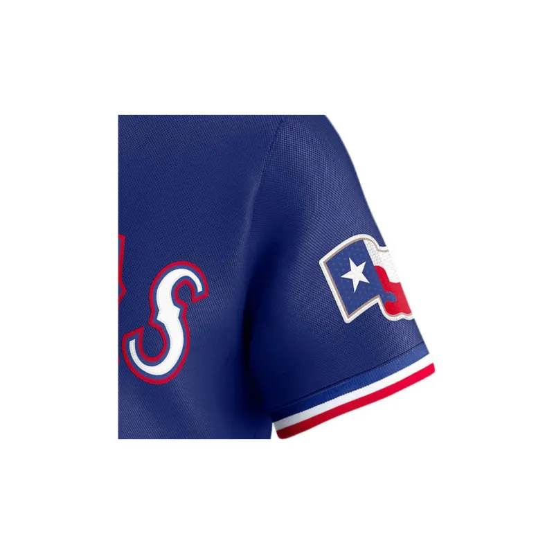 Nike Texas RangersDri-FIT ADV Baseball Jacket Men's Royal Blue-3