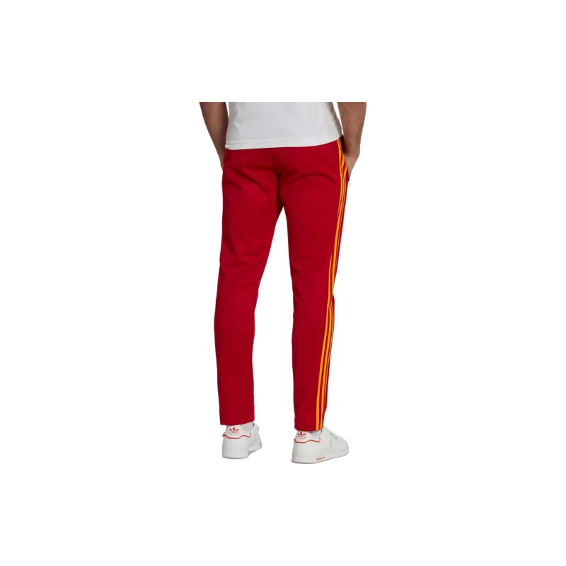 Adidas Originals BECKENBAUER Knitted Sweatpants Men's Red-2