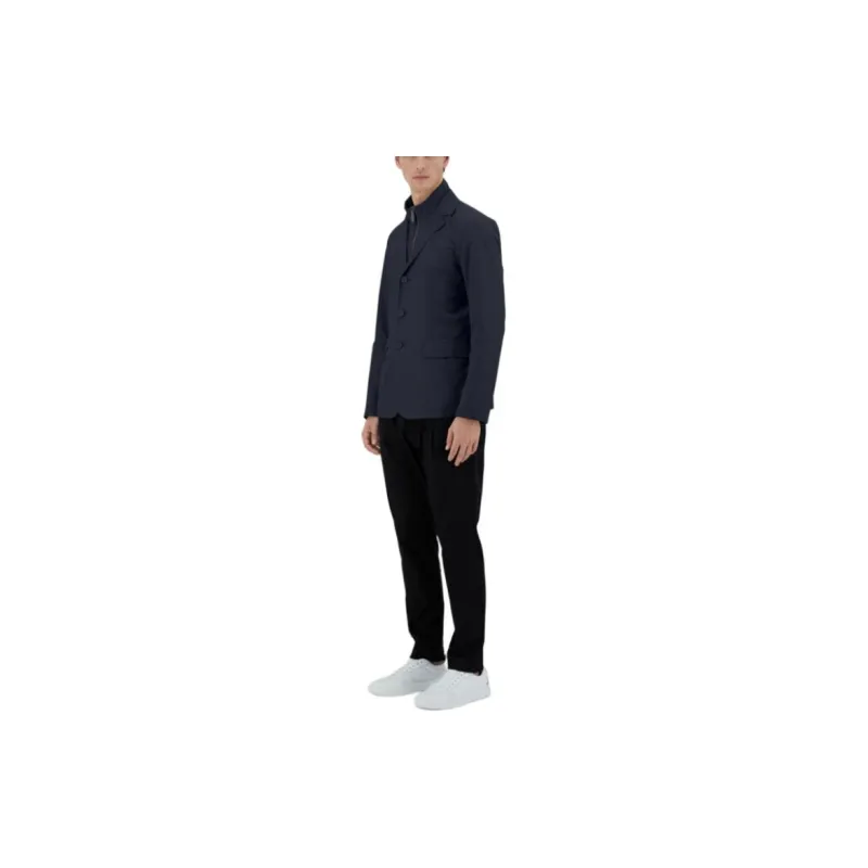 HERNO Buttoned Layered Jacket-7