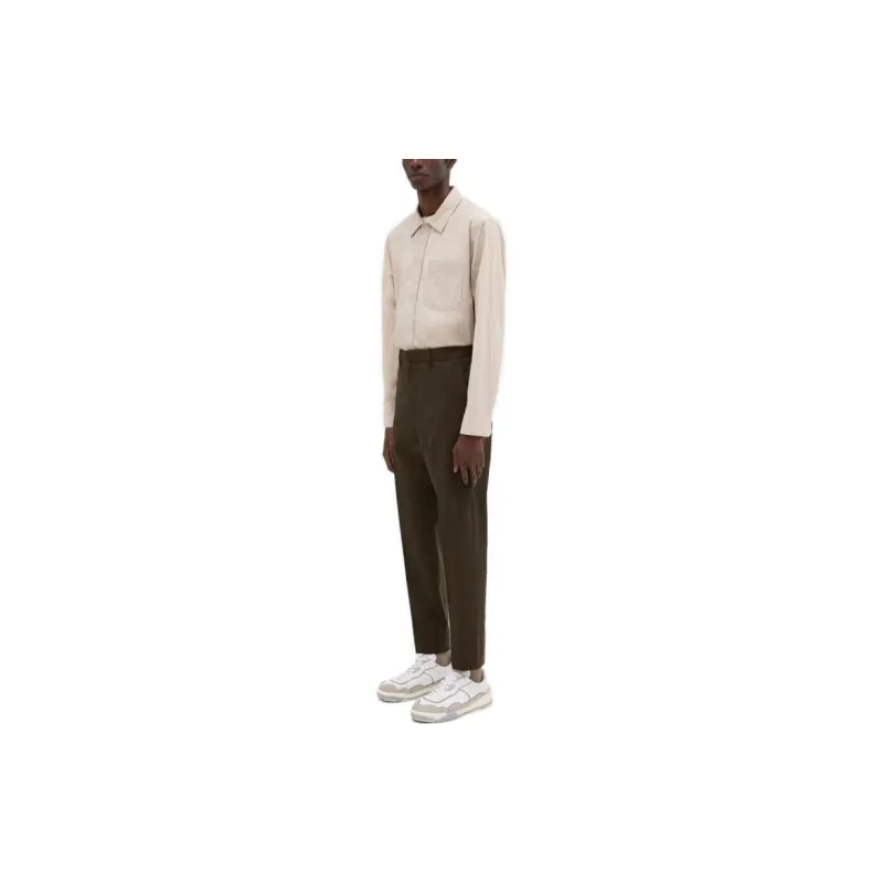 THEORY Casual Pants Men Brown D00-3