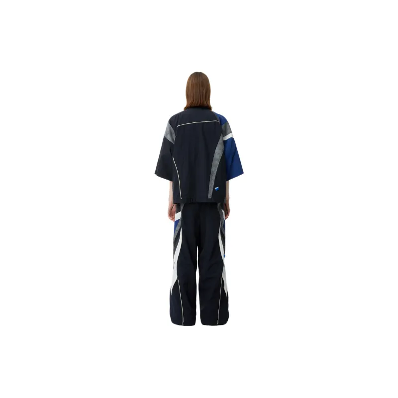 ADER ERROR Colour-block Short-sleeve Jacket-3