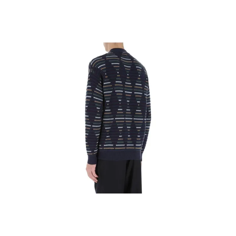 GIORGIO ARMANI Jacquard Crewneck Jumper-3