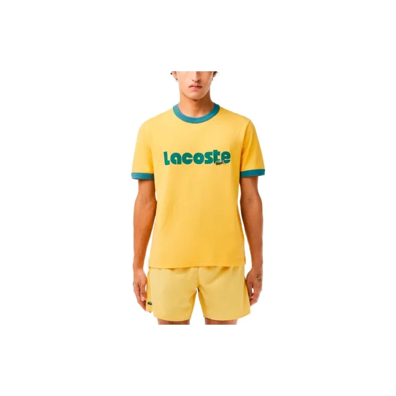LACOSTE T Shirts Men Yellow-1