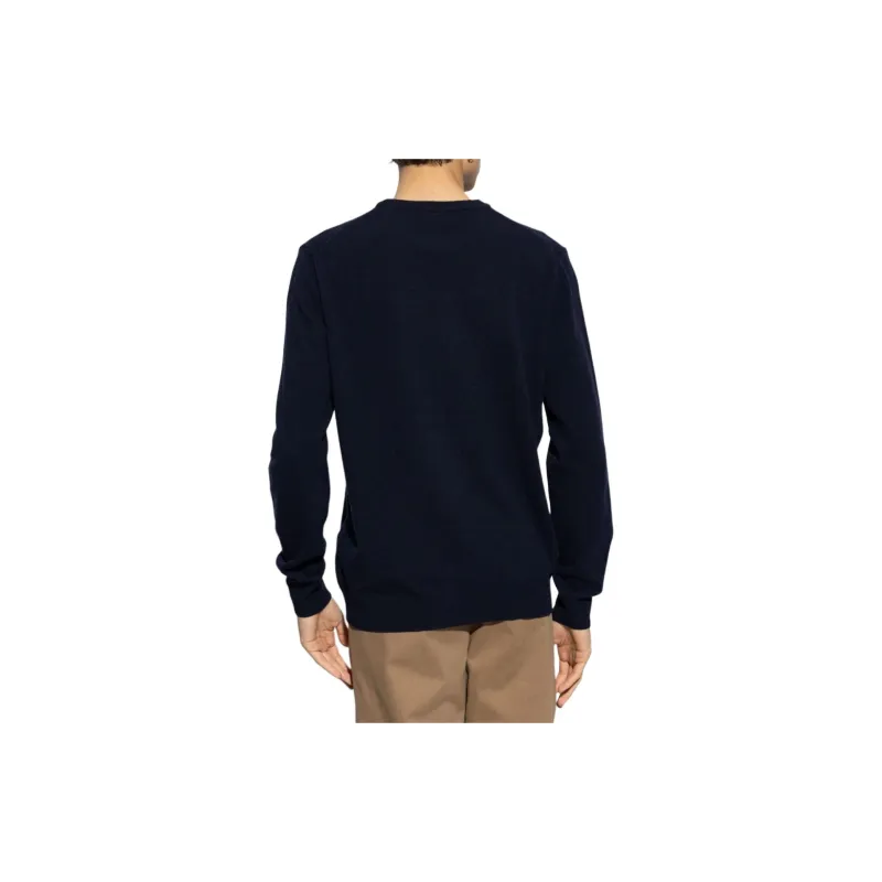 WOOLRICH Logo Embroidered Crewneck Jumper-3