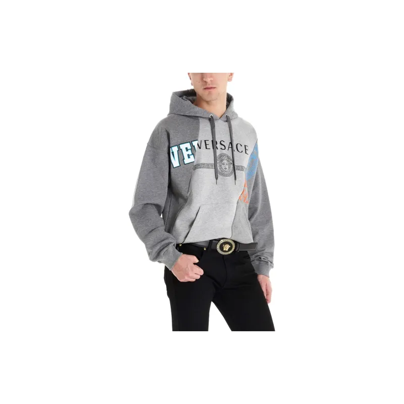 VERSACE Compilation Print Hoodie-4