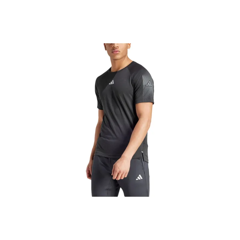 Adidas GymGym+ T-Shirt Men's Black/Dark Gray-2