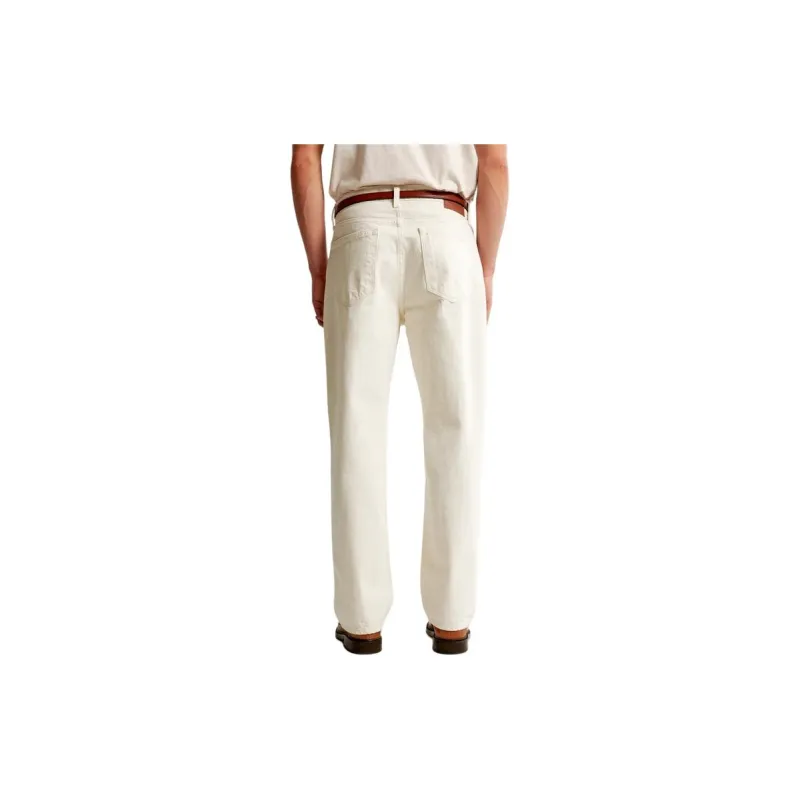 Abercrombie＆Fitch Jeans Men Cream-2