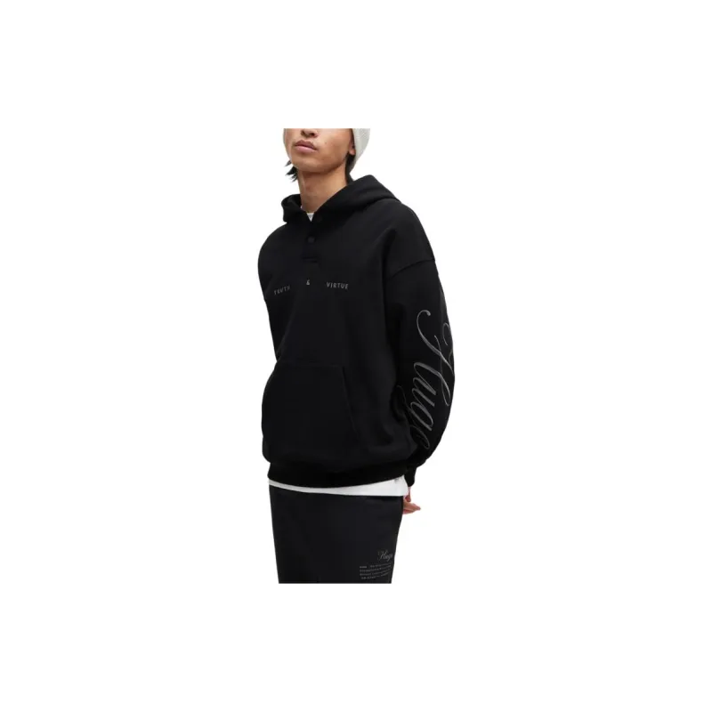 HUGO BOSS SS24 Sweatshirt Men's Black-3