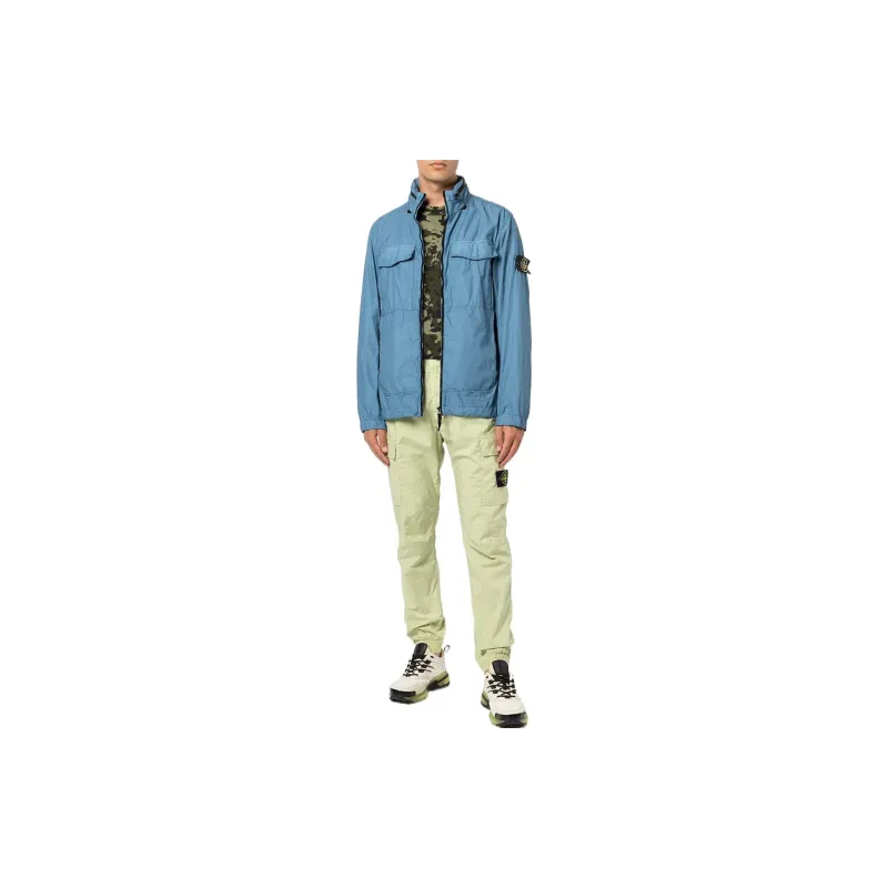 STONE ISLAND 31303 Stretch Cotton Tela 'Paracadute' Garment Dyed Cargo Pants-1