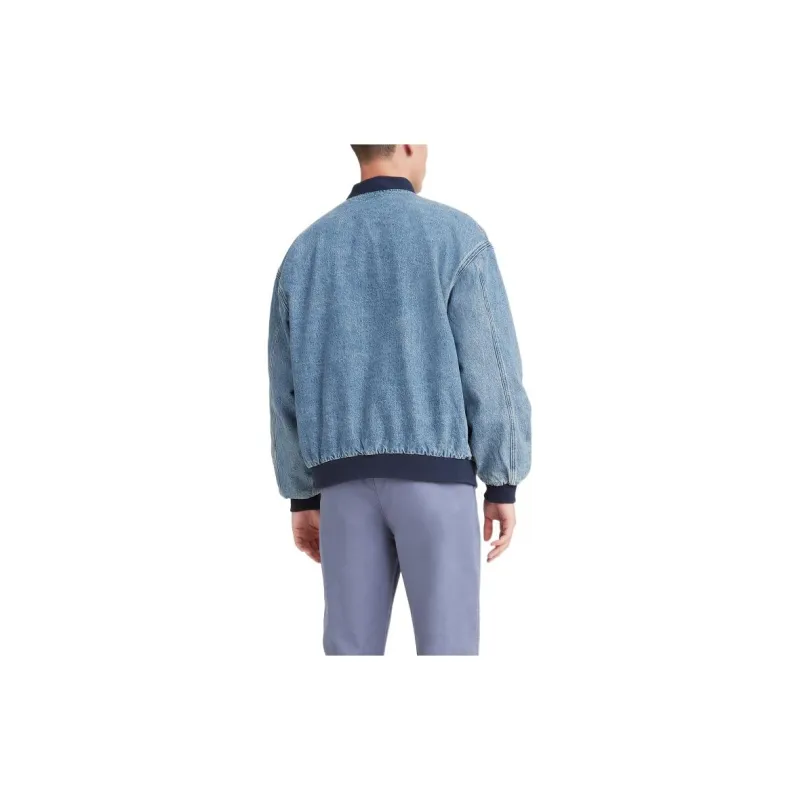 Levis Baseball Jerseys Men Blue-3