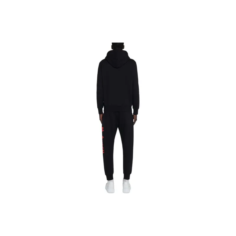 Alexander McQueen Logo Printed Drawstring Hoodie-2