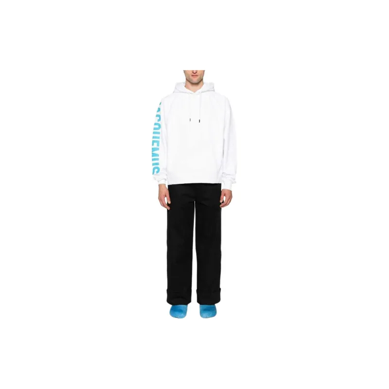Jacquemus Logo Printed Drawstring Hoodie-1