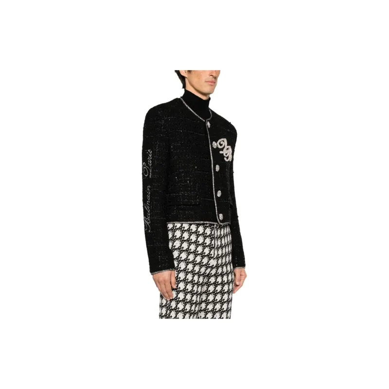 BALMAIN Jackets Coats Men's Black-3