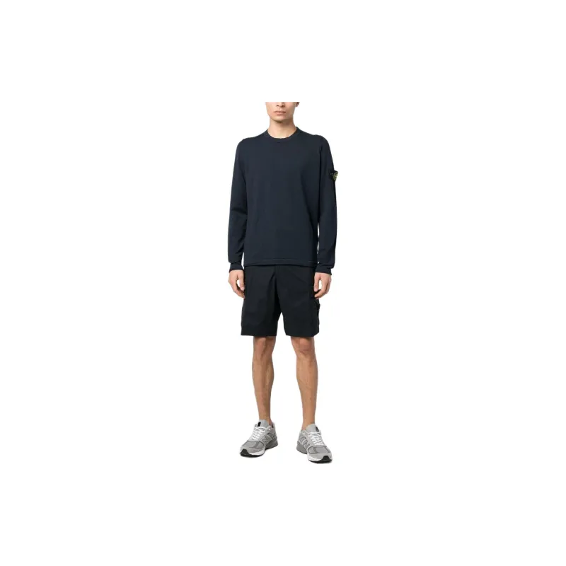 STONE ISLAND Logo Patch Crewneck Jumper-2