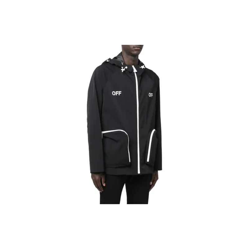 OFF WHITE Off Stampe Minimal Windbreaker Jacket-3