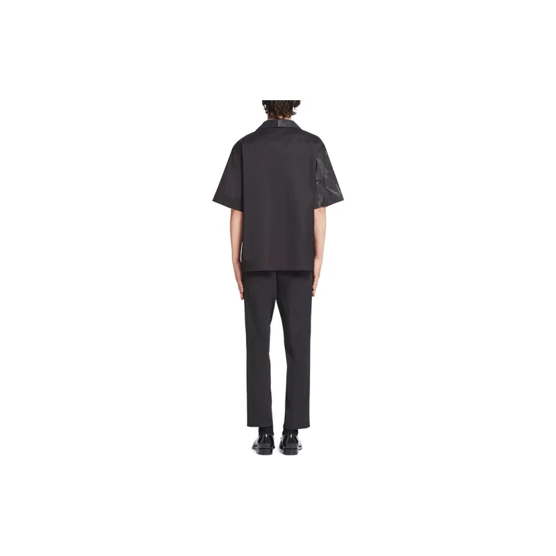 PRADA Double Match Bowling Shirt-1