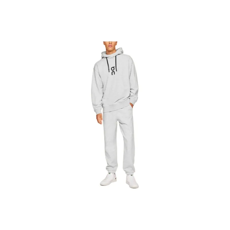 On Club Hoodie Sweatshirt Men's Meteorite Gray-2