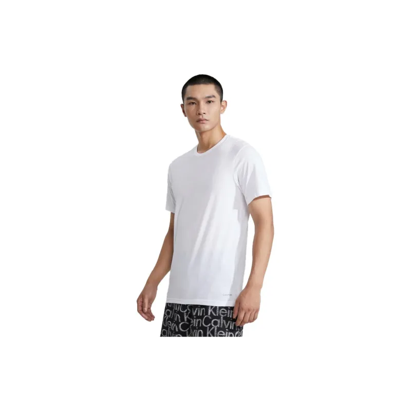 CALVIN KLEIN T Shirt Men's 3 Pack Moon White-2