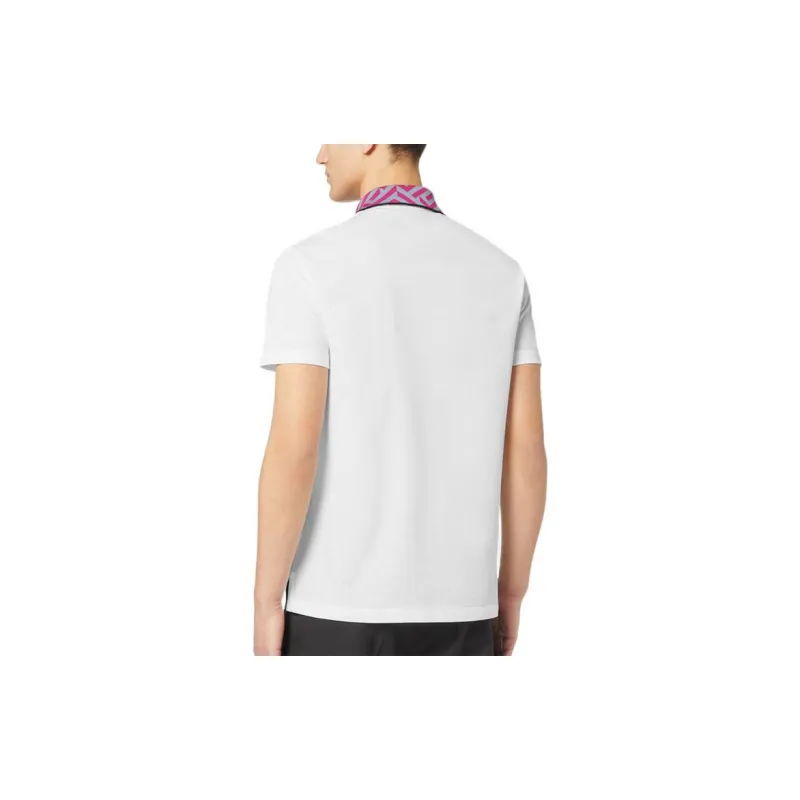 VERSACE Polo Shirts Men White-4