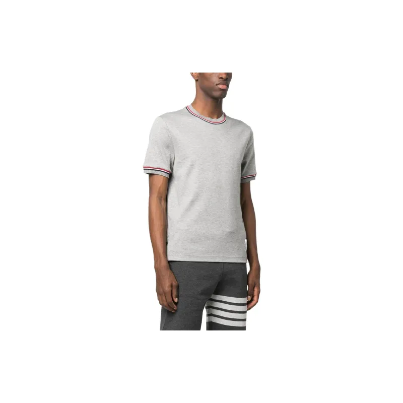 THOM BROWNE Milan Striped Crewneck T Shirt-3