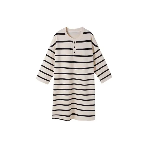 OUSHIBO Nightgown Women's Apricot