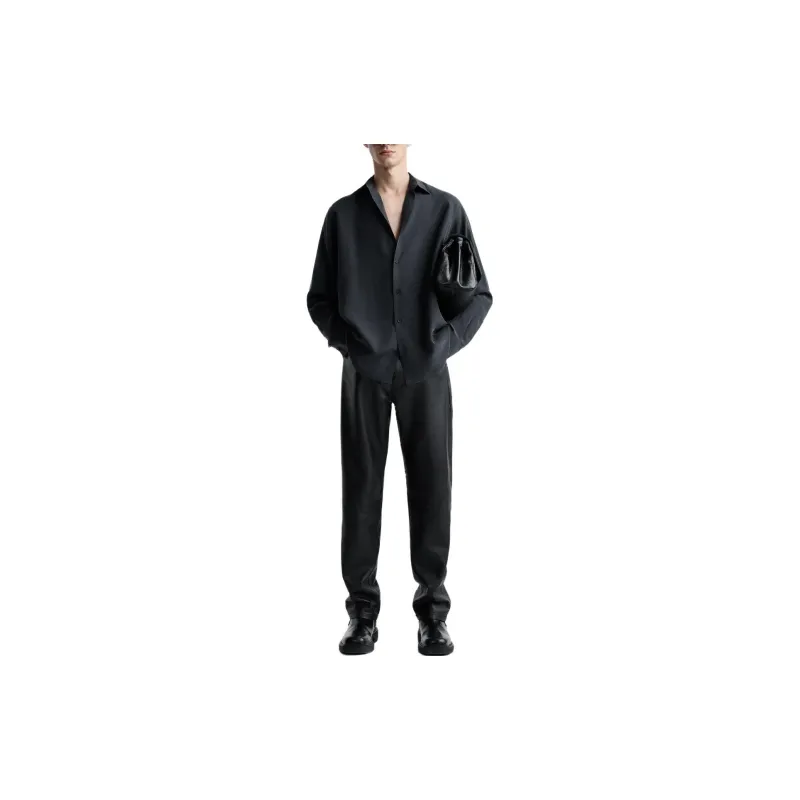 ZARA Shirts Men Black-2