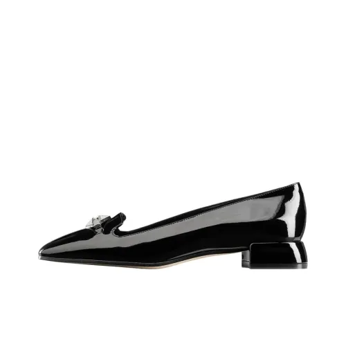 Jimmy Choo Ravi Flat Casual Single shoes deportivos Women's Black