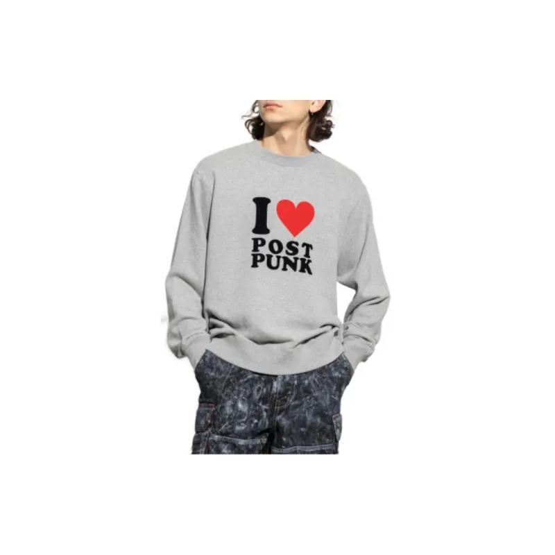 UNDERCOVER I Love Post Punk Crewneck Sweatshirt-3