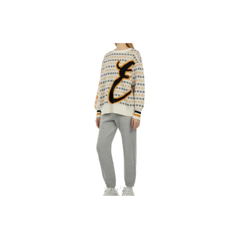 EVISU Cashmere Sweaters Men Beige-3