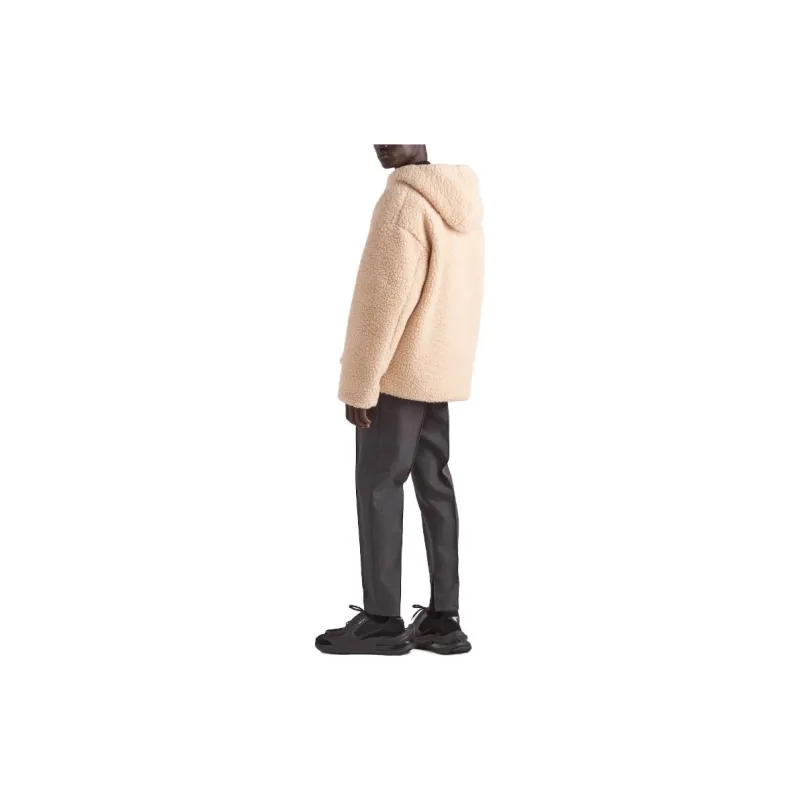 PRADA Triangle-logo Fleece Jacket-2