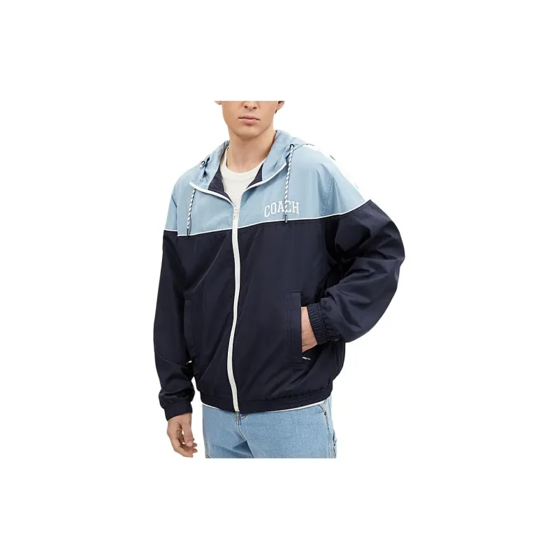 COACH SS24 Jackets Coats Men's Mixed Blue-2
