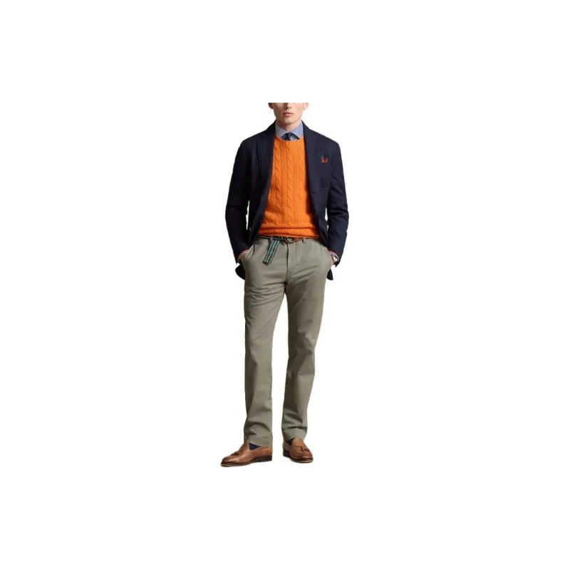 Polo Ralph Lauren FW24 Casual Pants Men's Preppy Gray-1