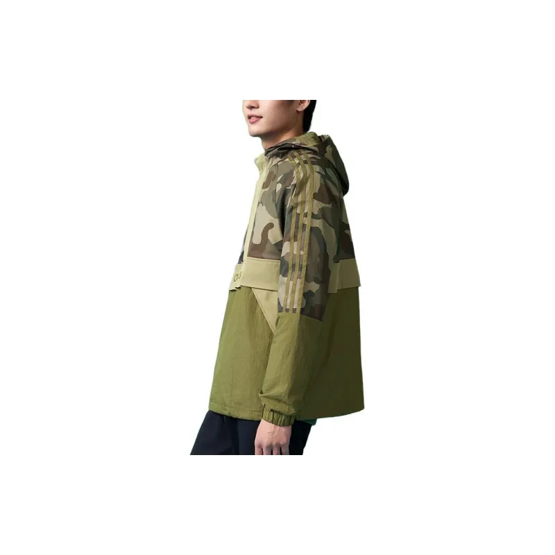 Adidas Neo Jackets Men Dark Olive Green-4