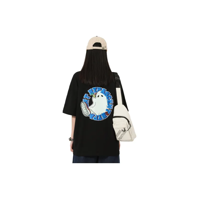 HYPASCENT Summer Drop Shoulder Sleeve T-Shirt Unisex-3