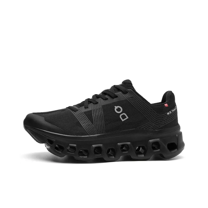 ORD Wear resistant Lightweight Breathable And Non slip. Low Top Running Shoes Men's Black-0