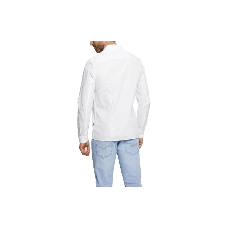 GUESS Shirts Men White-2