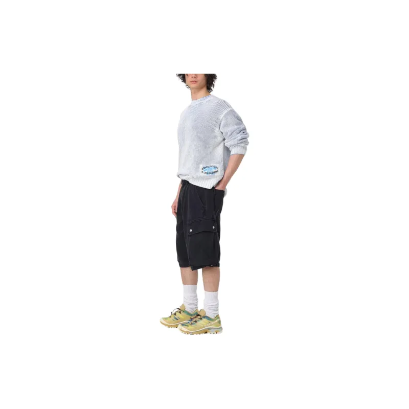 Acne Studios Logo appliqué Mélange Jumper-3