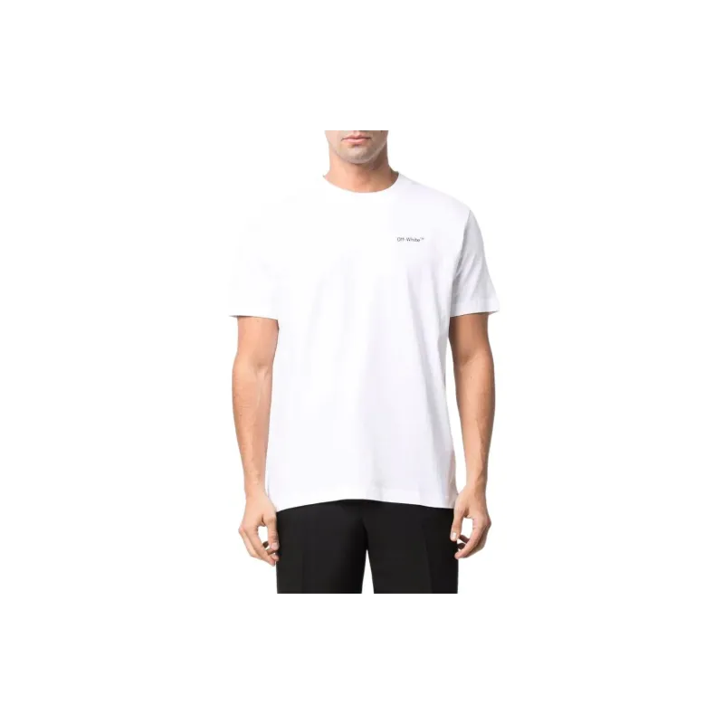 OFF WHITE T Shirts Men White-1