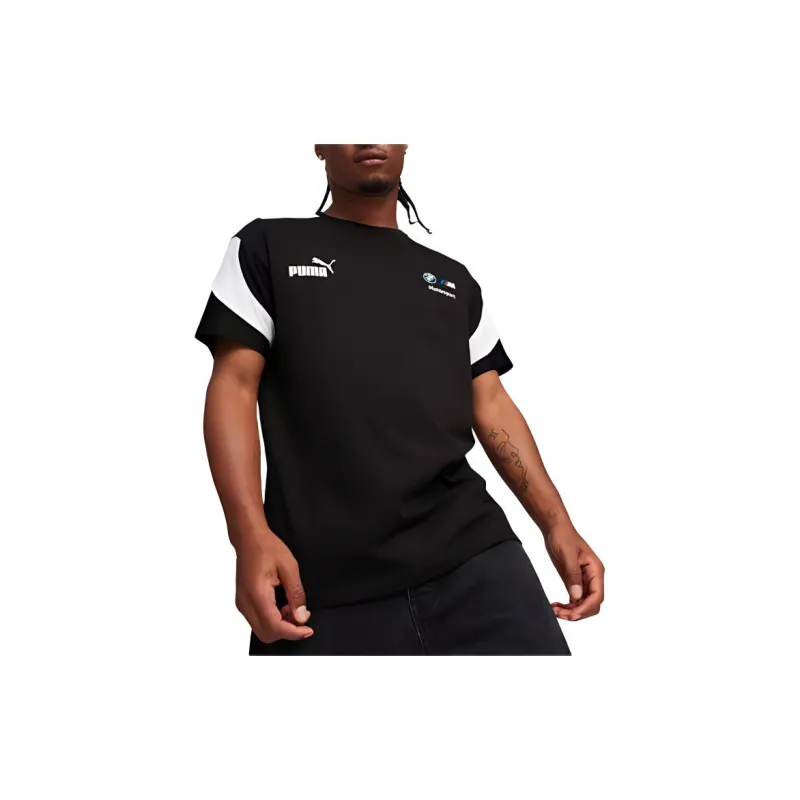 PUMA BMW M Motorsport T Shirt Men's Black-3