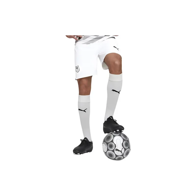 PUMA Stade Rennais F.C. Soccer Bottoms Men's White Black-2