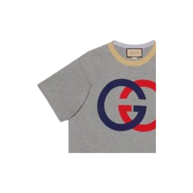 GUCCI T Shirts Men Gray-2