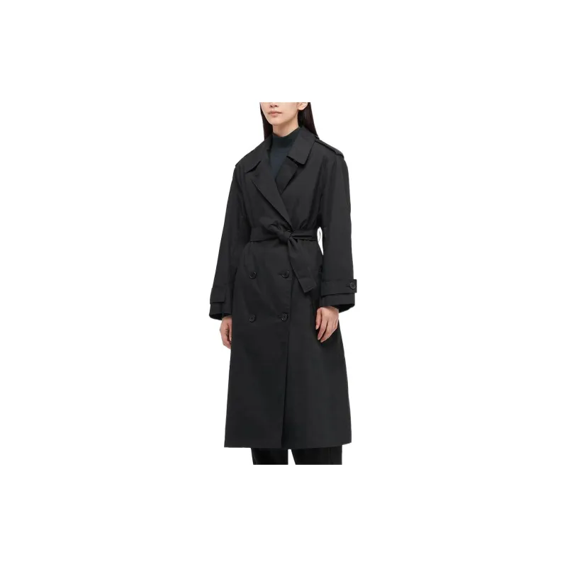 UNIQLO Trench Coat Unisex Black-1