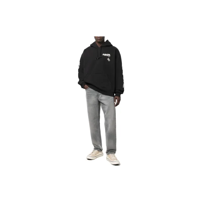 Carhartt WIP Newel Logo Patch Straight Leg Jeans-1